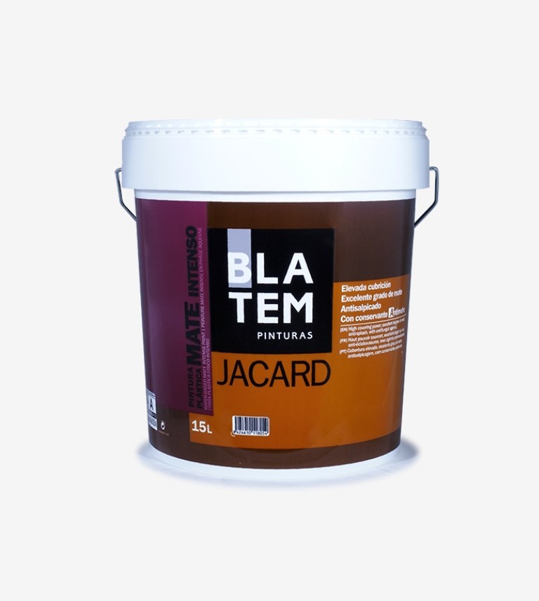 PINTURA PLASTICA MATE JACARD BASE 1 BLATEM 4L