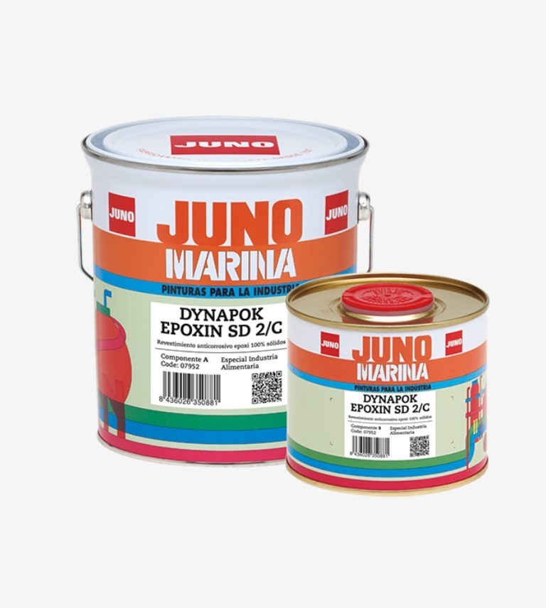 EPOXI DYNAPOK SIN DISOLVENTE EPOXIN BLANCO(AGUA POTABLE) JUNO 4L