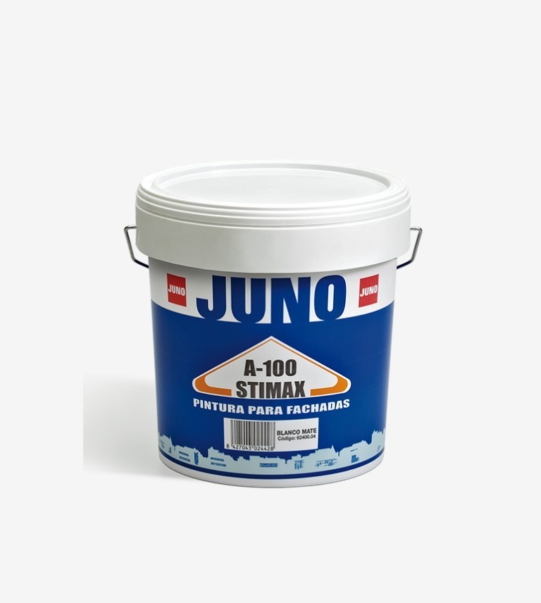 PINTURA PLASTICA MATE A-100 STIMAX BLANCO JUNO 4L