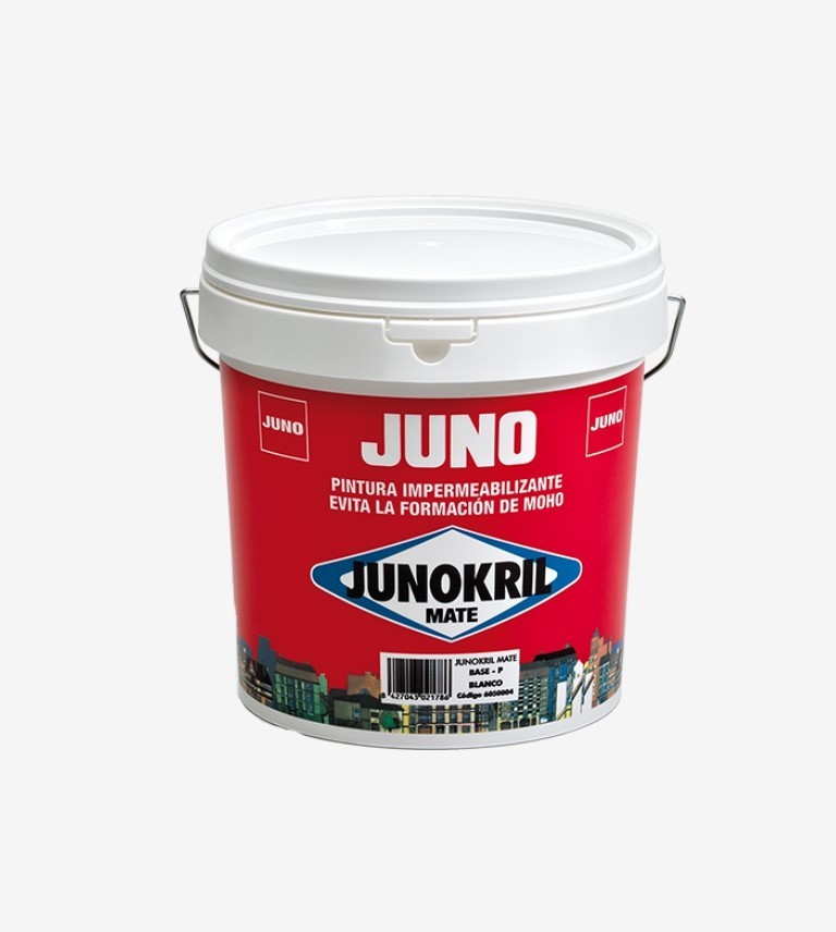 PINTURA ACRILICA FACHADAS JUNOKRIL MATE BLANCO/BASE P JUNO 750ML