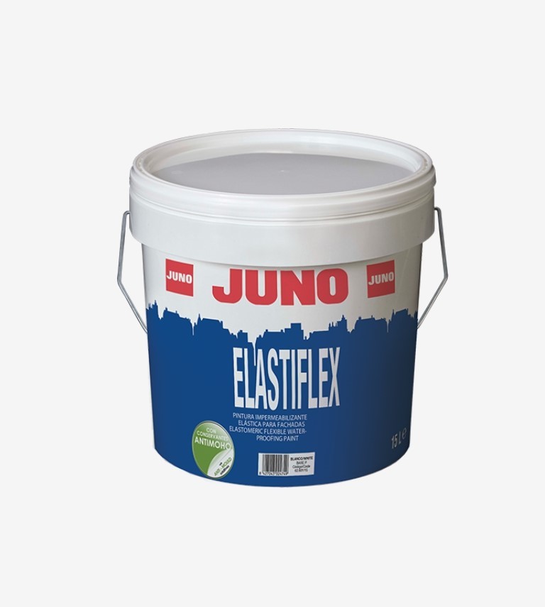 PINTURA ELASTICA DE FACHADAS ELASTIFLEX BLANCO JUNO 4L