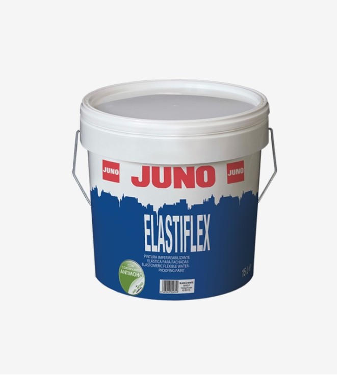 PINTURA ELASTICA DE FACHADAS ELASTIFLEX BLANCO JUNO 4L