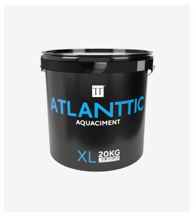 KIT MICROCEMENTO PISCINAS ATLANTTIC AQUACIMENT XXL BICOMPONENTE TOPCIMENT 20KG