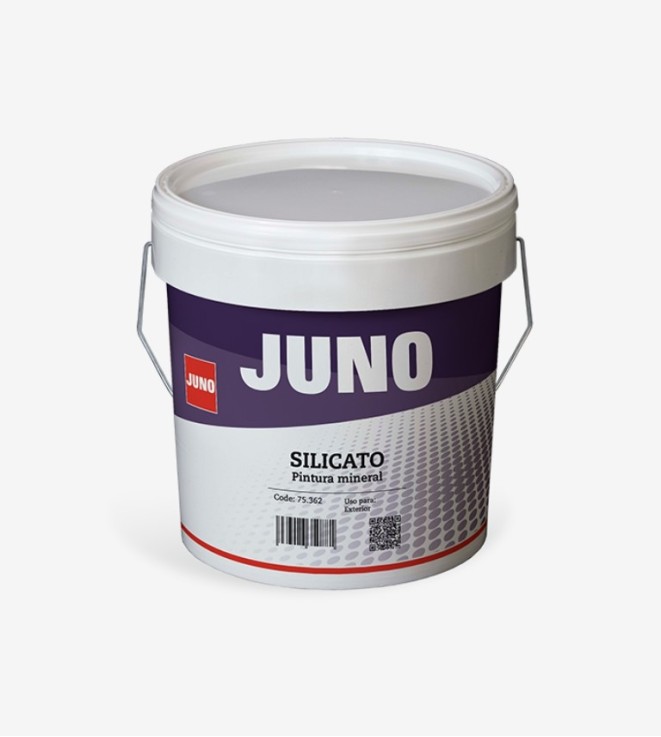 PINTURA DE FACHADAS AL SILICATO BLANCO DE JUNO 4L