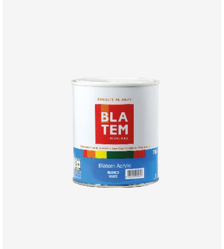 ESMALTE ACRYLIC MATE BLANCO BLATEM 750ML