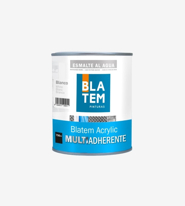 ESMALTE ACRYLIC MULTIADHERENTE BLANCO BLATEM 750ML
