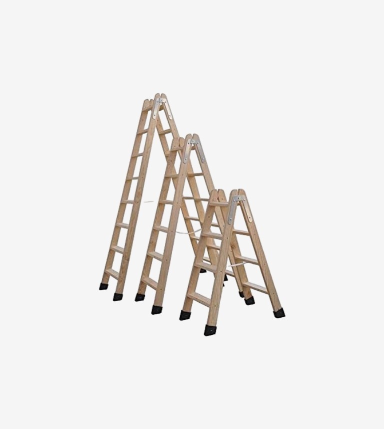 ESCALERA MADERA 6P HOMOLOGADA