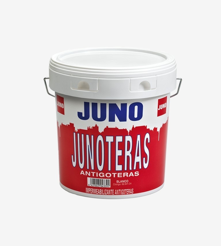 PINTURA IMPERMEABILIZANTE ANTIGOTERAS JUNOTERAS BLANCO JUNO 15L
