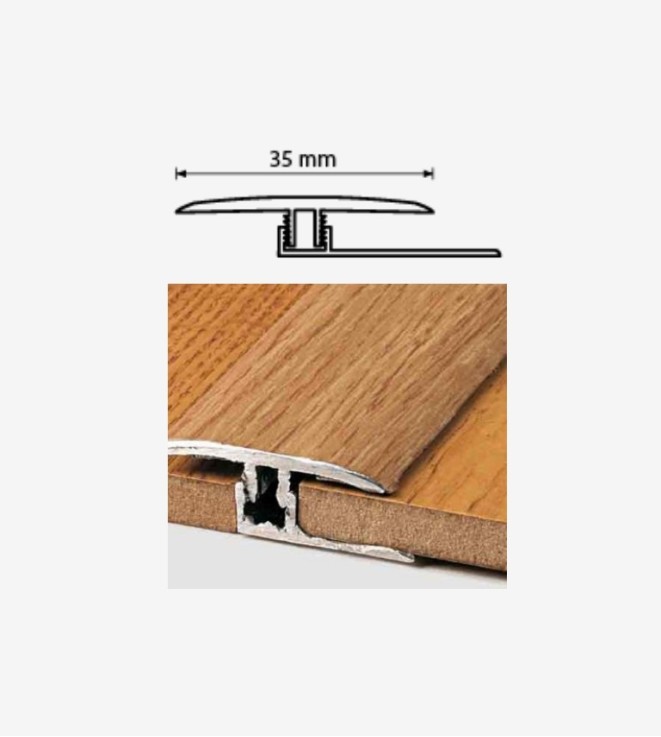 JUNTA DILATACION ALUMINIO MAMMUT PLUS ROBLE MACRO GREY 2,5M BRIKTE