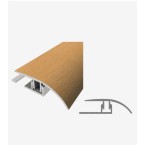 JUNTA TRANSICION ALUMINIO MAMMUT ROBLE MOUNTAIN BEIGE 2,5M BRIKTE