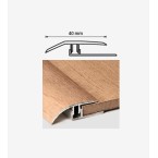 JUNTA TRANSICION ALUMINIO TOTTAL PLUS ROBLE BLANCO 2,5M BRIKTE