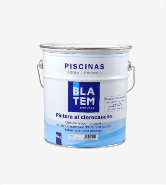 PINTURA DE PISCINAS 100% CLOROCAUCHO BLANCO BLATEM 5KG
