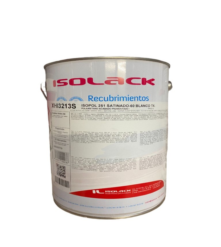 KIT ACABADO BLANCO MATE 15G.TX ISOPOL 251 ISOLACK