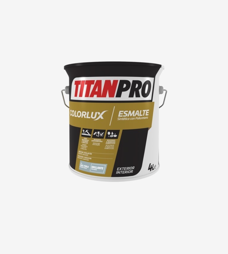 TITANPRO CX1 COLORLUX ESMALTE BRILLANTE BN 0,75L