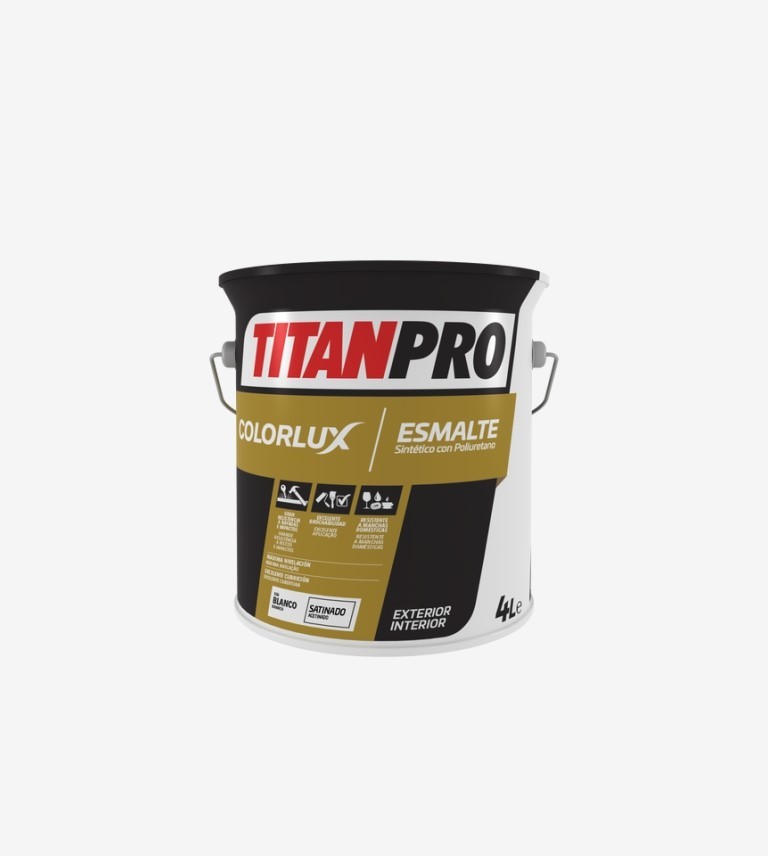 TITANPRO CX2 COLORLUX ESMALTE SATINADO BASE BB 4L