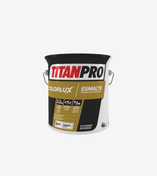 TITANPRO CX2 COLORLUX ESMALTE SATINADO BASE BB 4L