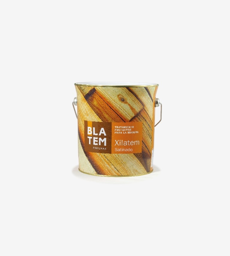 LASUR AL DISOLVENTE XILATEM SATINADO CASTAÑO BLATEM 750ML