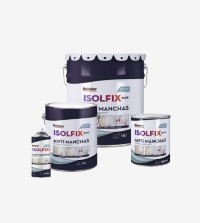 PINTURA TAPAMANCHAS DISOLVENTE ISOLFIX PLUS BLANCO BEISSIER 750ML