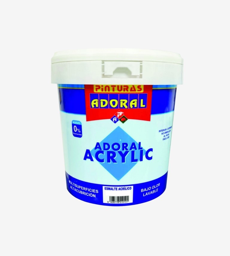 ESMALTE ACRYLIC SATINADO NEGRO ADORAL 125ML