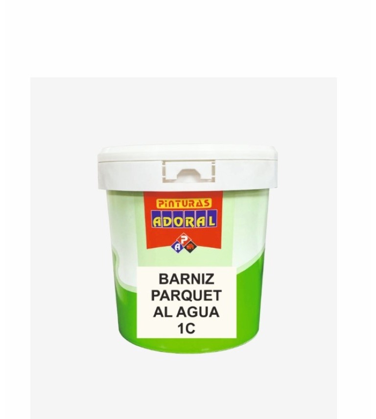 BARNIZ PARQUET AL AGUA BRILLANTE 1C ADORAL 750ML