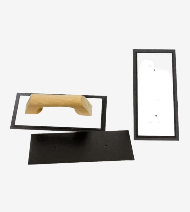 RECAMBIO LLANA DE GOMA FLEXIBLE 14X30 CM BLANCO TOPCIMENT