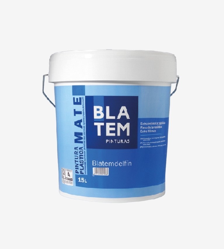 PINTURA PLASTICA MATE BLATEMDELFIN BASE 3 BLATEM 12L