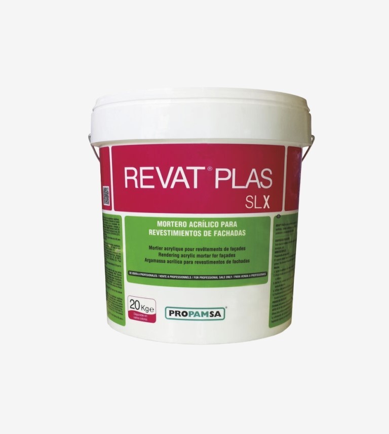 MORTERO SILOXANICO REVAT PLAS SLX ALABASTRO 1,2MM PROPAMSA 20KG