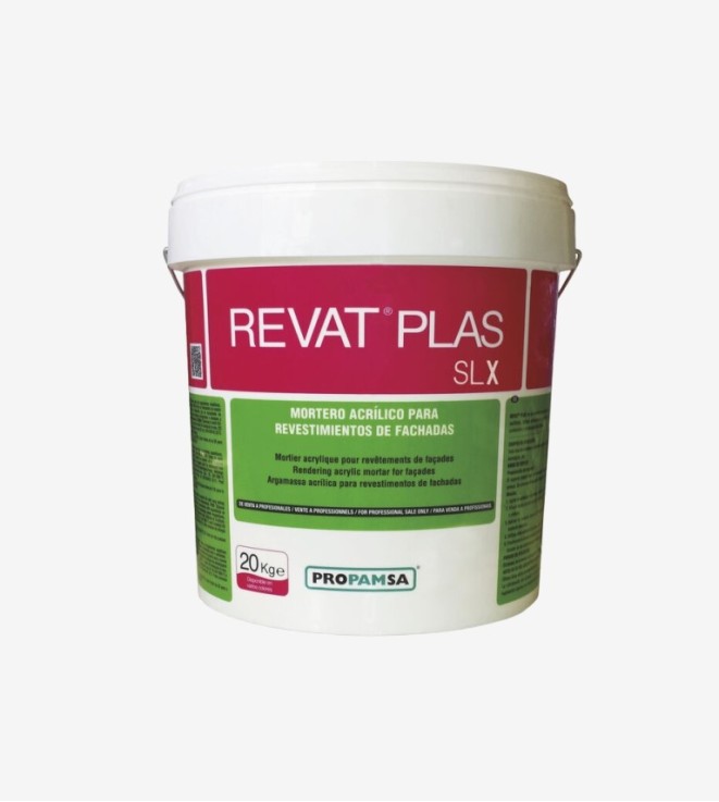 MORTERO SILOXANICO REVAT PLAS SLX ALABASTRO 1,2MM PROPAMSA 20KG
