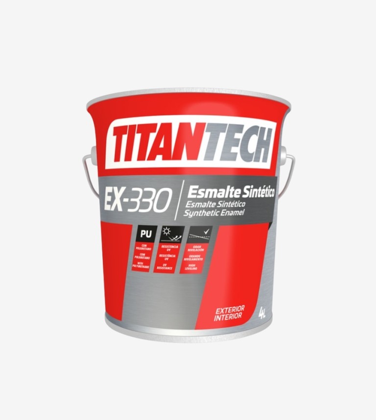 ESMALTE EX-330 SINTETICO SATINADO BASE BN 0,75L TITANTECH