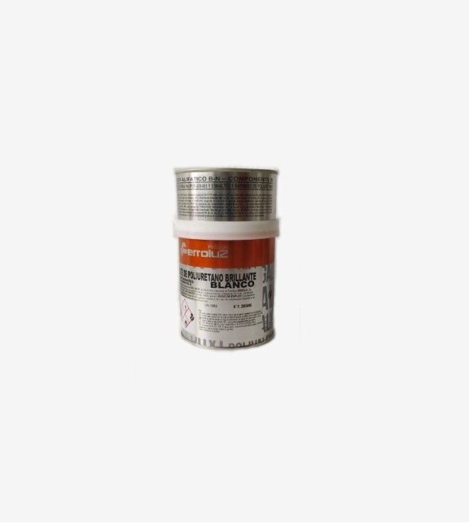 KIT ESMALTE POLIURETANO MATE BASE TR FERROLUZ 4L