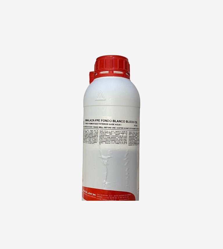 BIMALACK FONDO BLANCO BLOCK-T (II) AGUA ISOLACK 1L