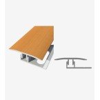 JUNTA DILATACION ALUMINIO TOTTAL PLUS ROBLE BILBAO D076 2,5M BRIKTE