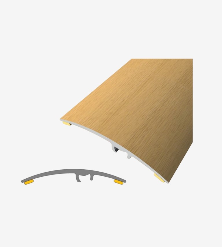 JUNTA TRANSICION ADHESIVA ALUMINIO 2,5M LEGACY 7590 ROBLE ITHACA