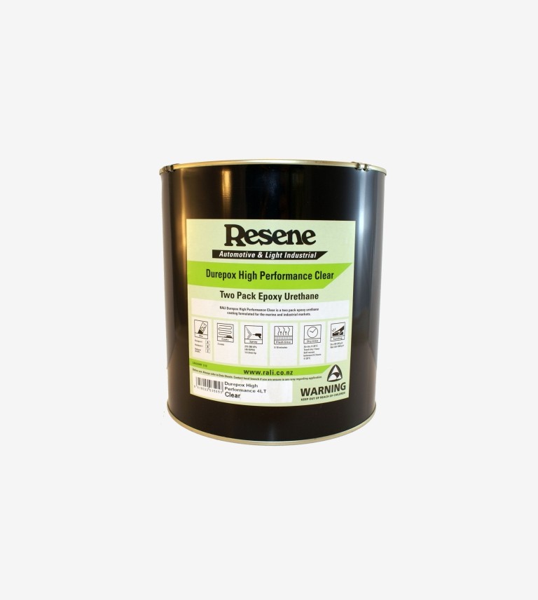 DUREPOX HIGH PERFORMANCE CLEAR COMPONENTE A 4L