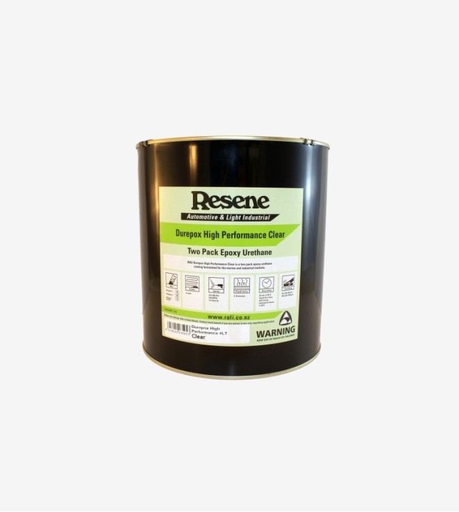 DUREPOX HIGH PERFORMANCE CLEAR COMPONENTE A 4L