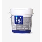 PINTURA PLASTICA MATE INTERIOR EXTERIOR BLANCO BLATEM 5KG