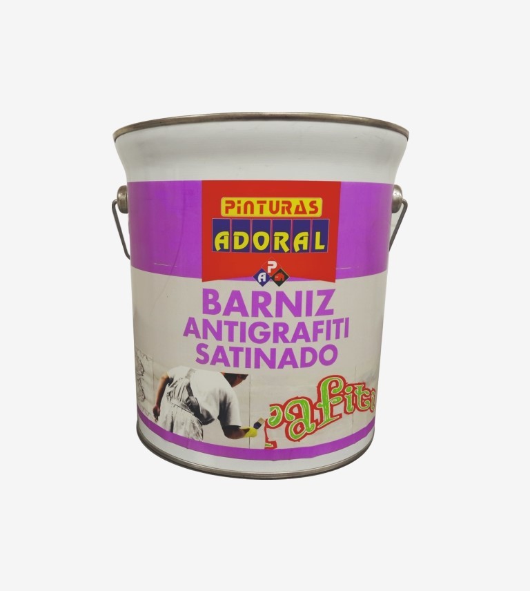 BARNIZ DE POLIURETANO ANTIGRAFITI MATE  ADORAL 4L