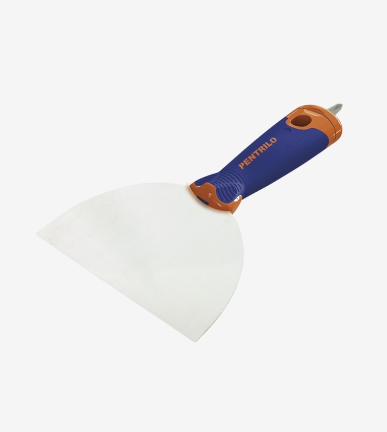 ESPATULA BIMATERIA PLADUR INOX C/DESTORNILLADOR 10CM PENTRILO
