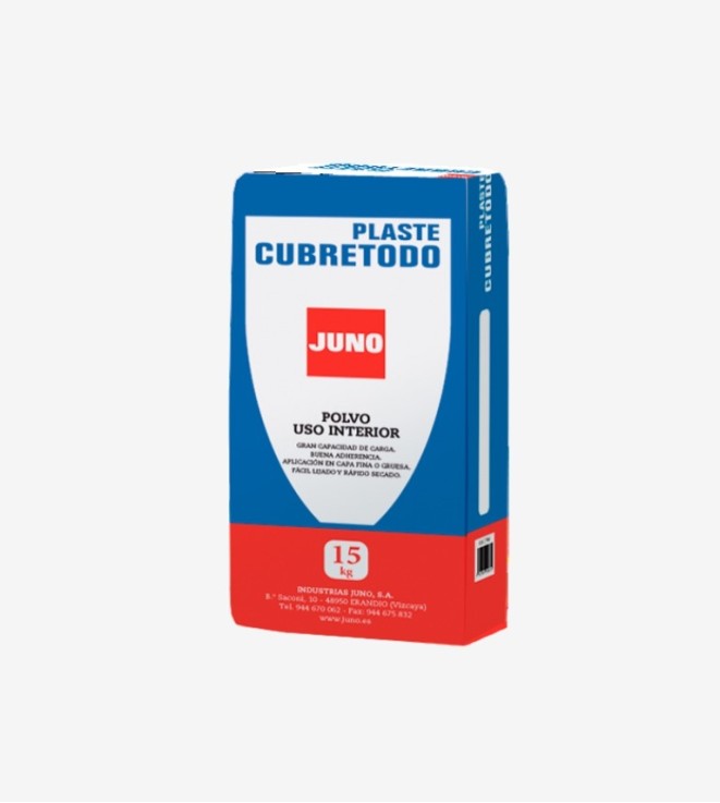 MASILLA EN POLVO PLASTE CUBRETODO JUNO 15KG