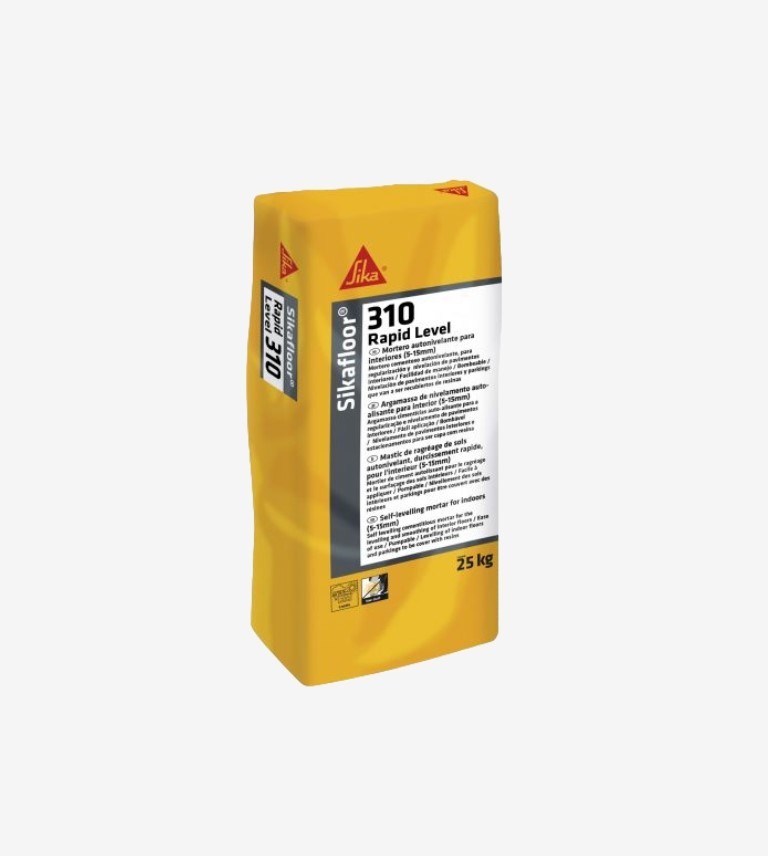 MORTERO AUTONIVELANTE SIKAFLOOR 310 RAPID LEVEL GRIS SIKA 25 KG