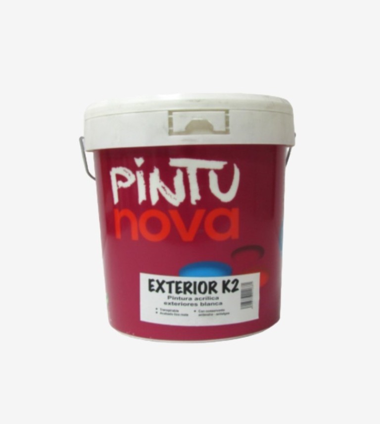 PINTURA EXTERIOR K2 BLANCO PINTUNOVA 14L