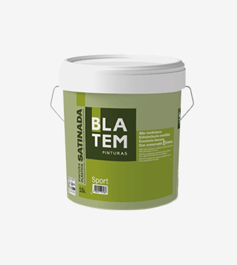 PINTURA PLASTICA SATINADA SPORT BASE 2 BLATEM 750ML