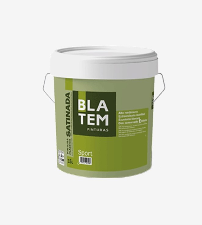 PINTURA PLASTICA SATINADA SPORT BASE 2 BLATEM 750ML