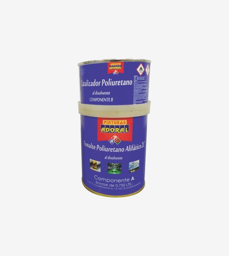 ADORAL ESMALTE PU 2C BRILLO ALIFATICO 4L