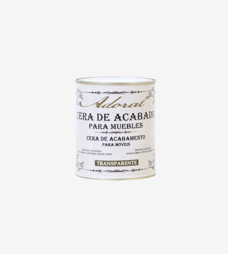 CHALK PAINT CERA DE ACABADO ADORAL 375ML.