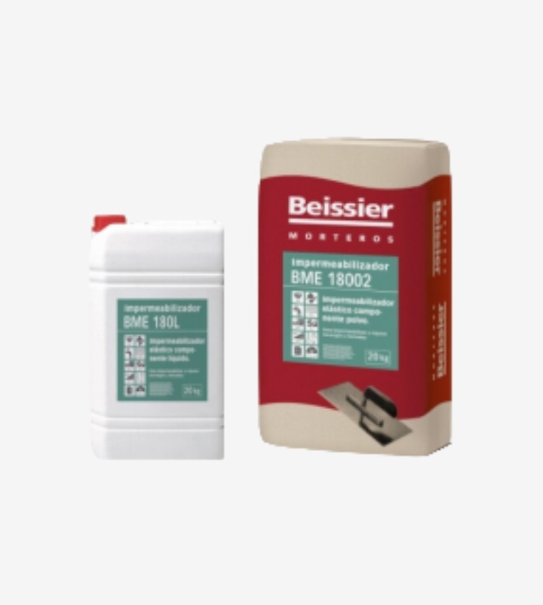 KIT MORTERO IMPERMEABILIZANTE BME 18002 BEISSIER 20KG
