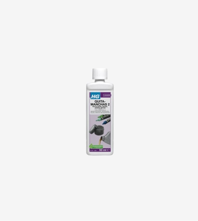 LIMPIADOR MANCHAS ROTULADOR, GRASAS, ACEITES, BETUN (Nº2) HG 50ML