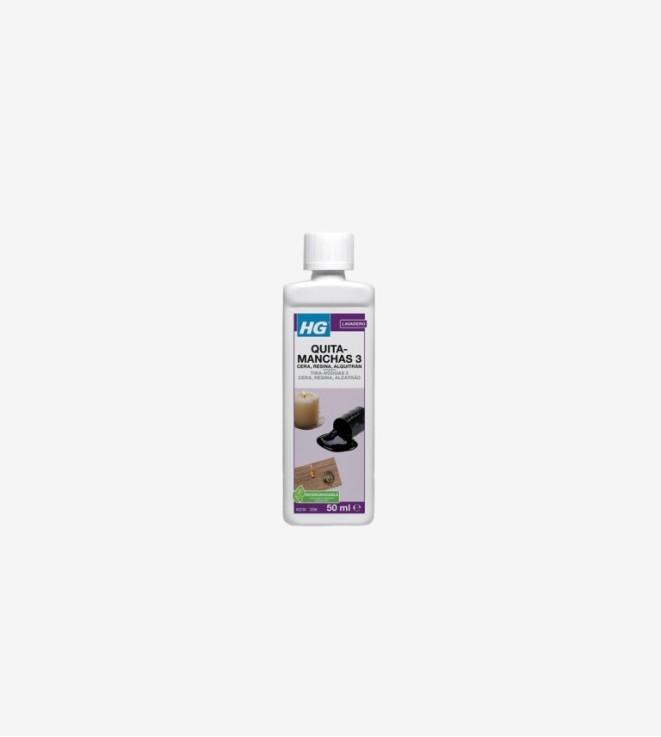 LIMPIADOR MANCHAS CERA, RESINA, ALQUITRAN (Nº3) HG 50ML