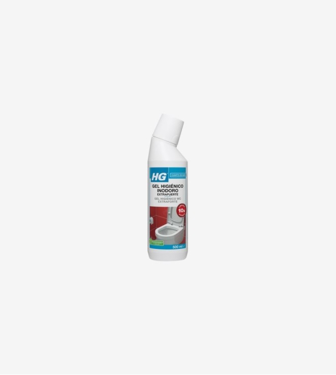 LIMPIADOR GEL HIGIÉNICO EXTRAFUERTE INODORO HG 500ML