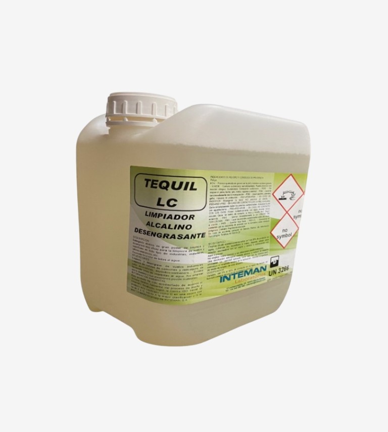 LIMPIADOR ALCALINO DESENGRASANTE TEQUIL LC INTEMAN 5L